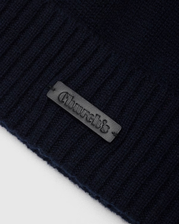 Cashmere Beanie Navy