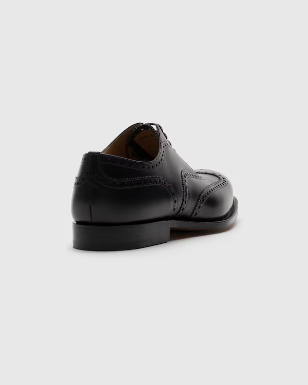Calf Leather Oxford Brogue Black