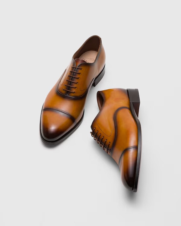Doha Leather Oxford Tan