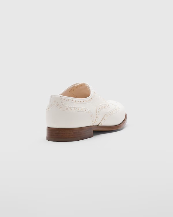 Deerskin Oxford Brogue Ivory