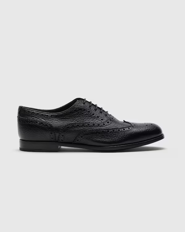Deerskin Oxford Brogue Black