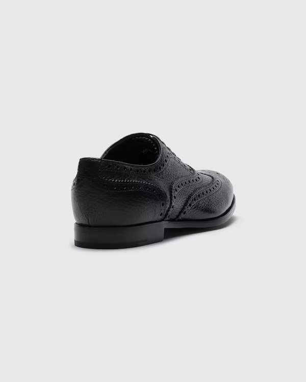 Deerskin Oxford Brogue Black