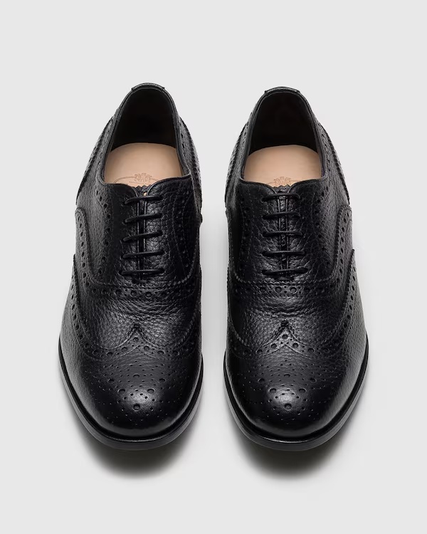 Deerskin Oxford Brogue Black